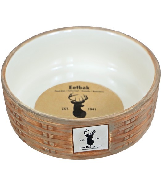 Eetbak steen wicker sand 12cm           