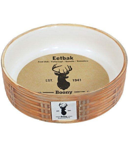 Eetbak steen wicker sand 16cm           