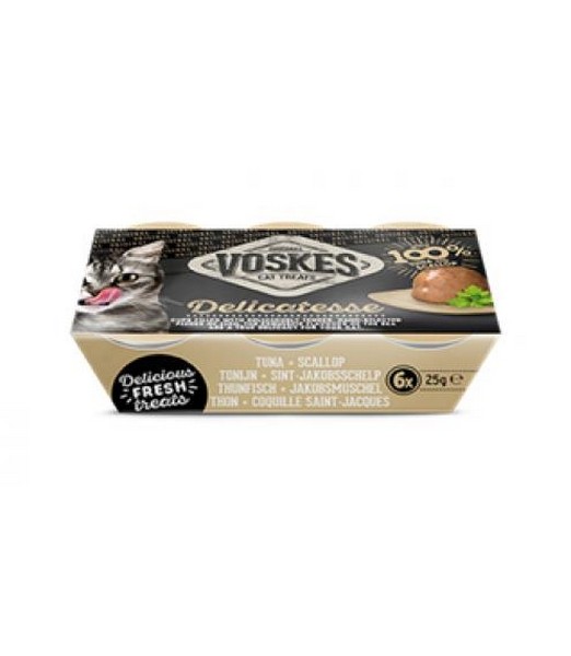 Jelly cups Tonijn&Sint-jakobsschelp 6x25 gr