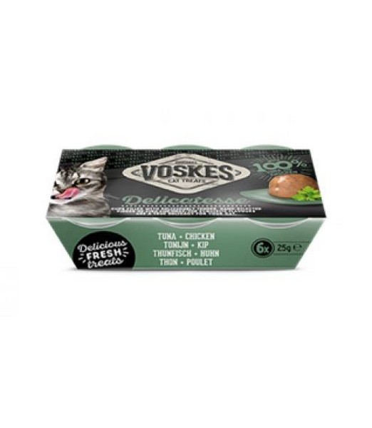 Jelly cups Tonijn&Kip 6x25 gr