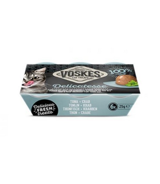 Jelly cups Tonijn&Krab 6x25 gr