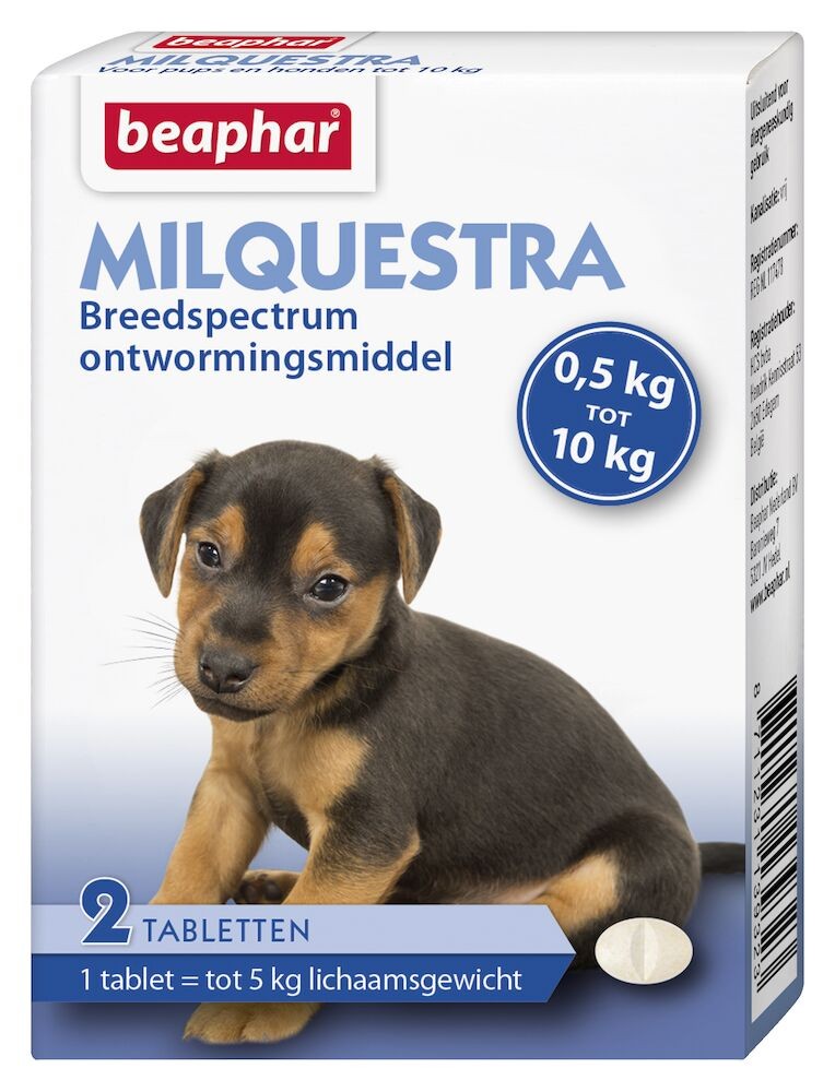 Milquestra Kleine hond en Pup 2 Tabletten