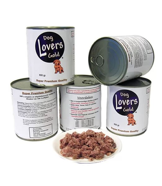 Dog Lovers Kip Lam Zalm 800 gram
