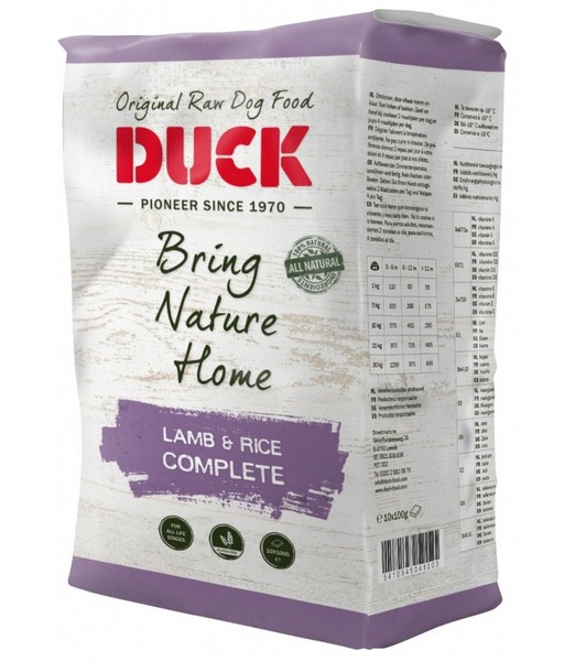 Duck lamb&rice complete 8 kg