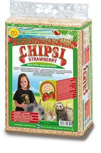 Chipsi Houtvezel Strawberry 3,2 kg