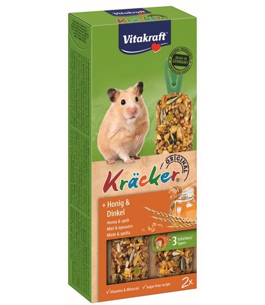 Hamsterkracker honing/spelt 2in1