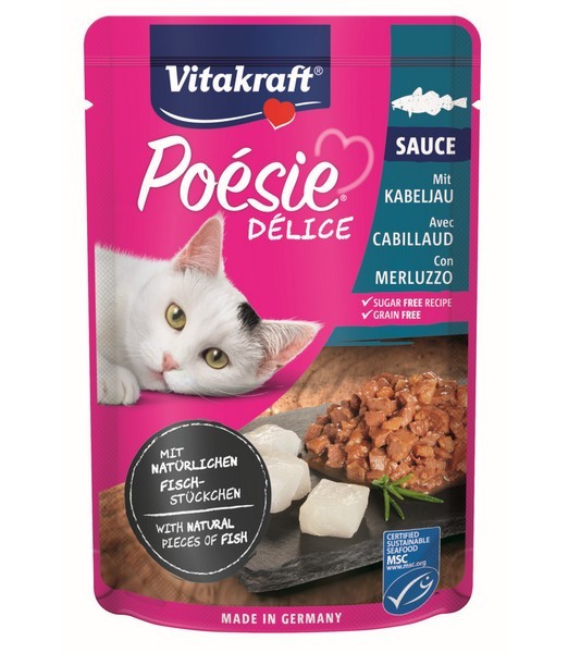 Poesie DeliSauce + kabeljauw MSC 85g