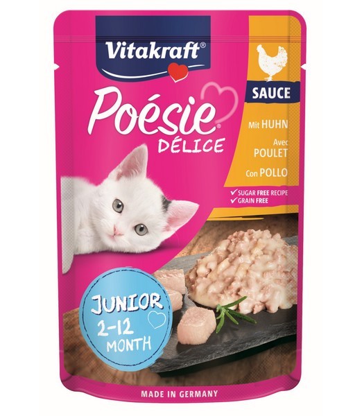 Poesie DeliSauce + kip Junior 85g