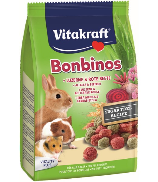 Knaagdier Bonbinos rode biet/alfalfa