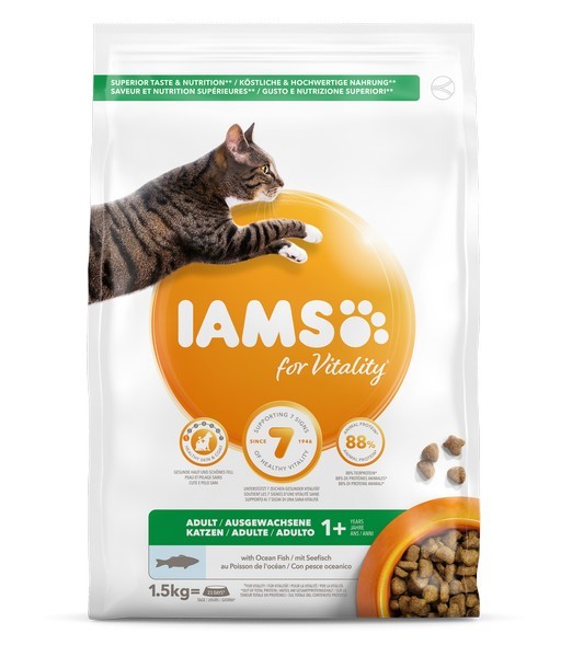 Iams cat adult ocean fish 1,5 kg