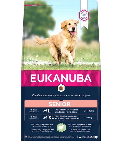 Eukanuba Senior Large Lamb & Rice 2.5 kg