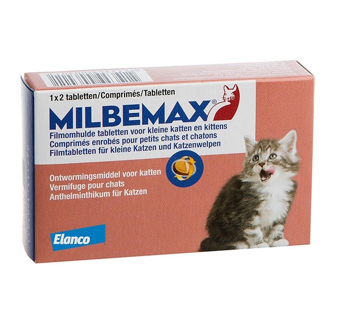 Milbemax Kleine Kat & Kittens 2 tabl.