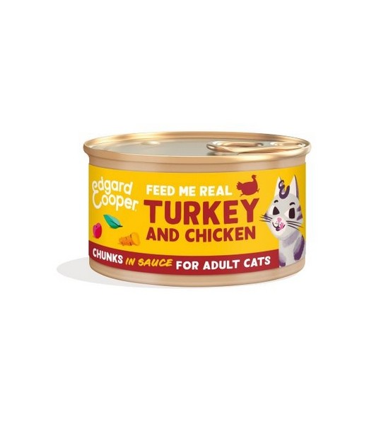 Edgard&Cooper Adult Kalkoen&Kip 85 gr