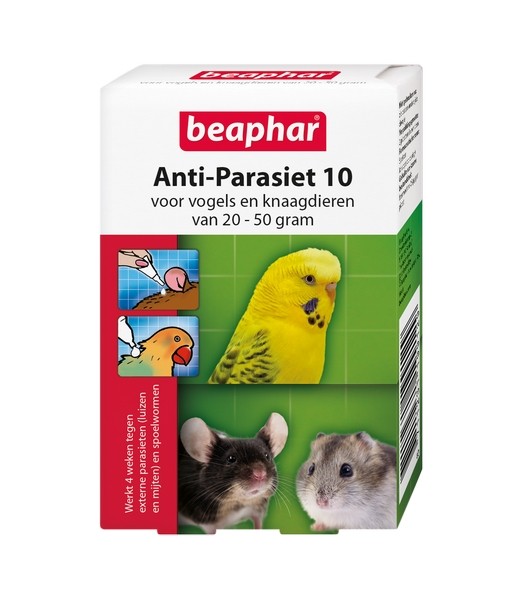 Anti Parasiet 10 Knaagdier & Vogel