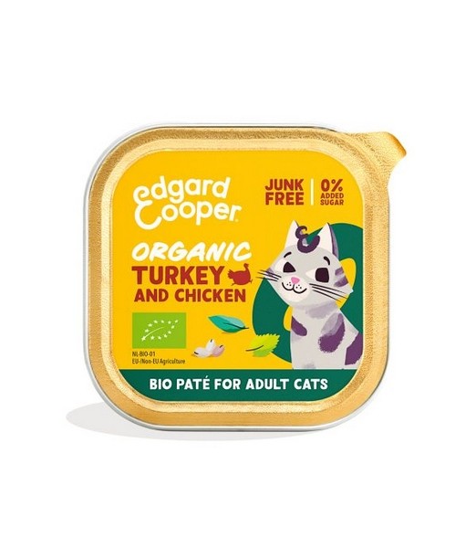 Edgard&Cooper Adult Organic Kalkoen&Kip 85 gr
