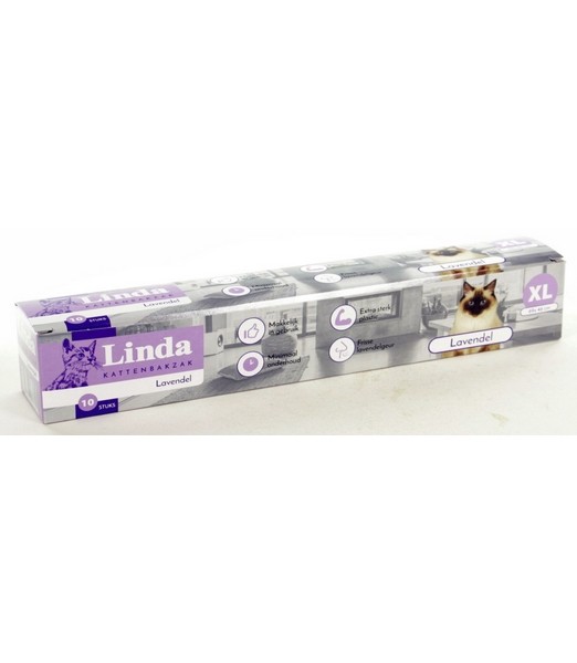 Kattenbakzak Lavendel XL 10 st