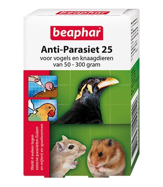 Anti Parasiet 25 Knaagdier & Vogel
