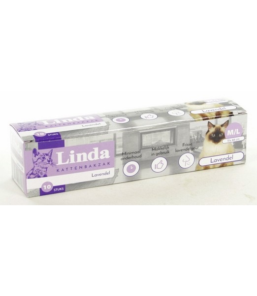 Kattenbakzak Lavendel 10 st