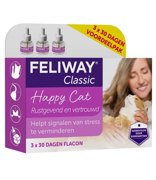 Feliway Classic Tripack Navulling 3x48 ml