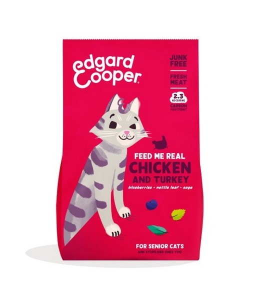 Edgard&Cooper Senior Kip&Kalkoen 2 kg