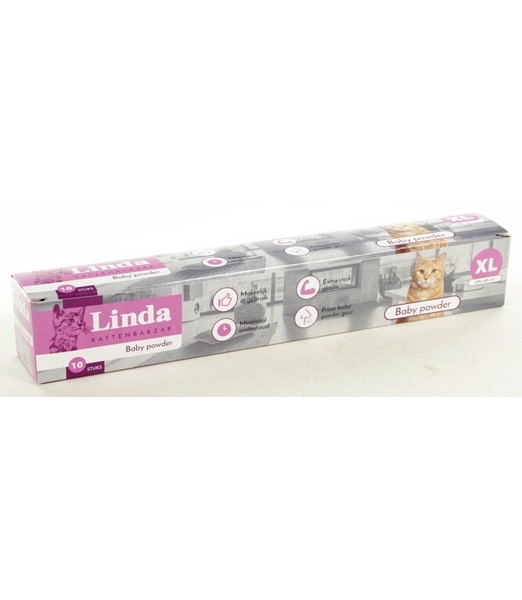 Kattenbakzak Babypoeder XL 10 st