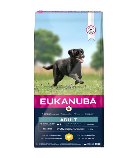 Aanbieding Eukanuba Large Breed Adult Kip 15 kg