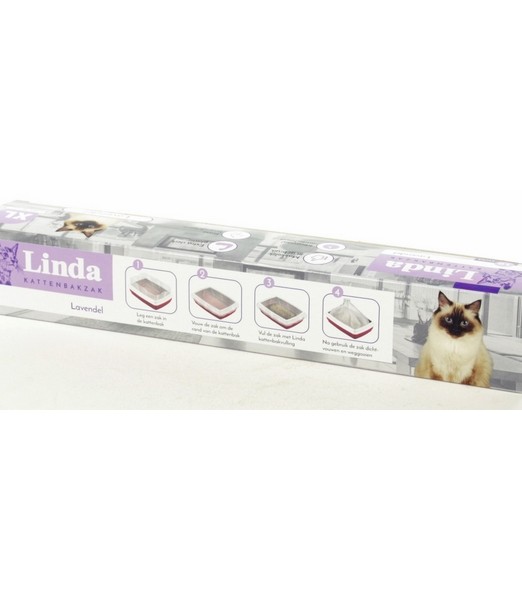 Kattenbakzak Lavendel XL 10 st