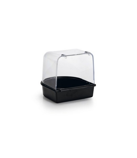 Beeztees Badhuisje - Vogelbad - Zwart - 13x13x13 cm