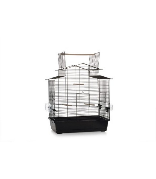 Beeztees Iza 3 Open - Vogelkooi - Zwart - Groot - 59x38x65 cm