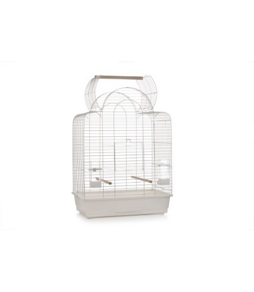 Beeztees Sonia Open - Vogelkooi - Wit - Groot - 54x34x74 cm
