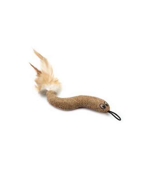 Beeztees Slang - Kattenspeelgoed - Textiel - 18 cm