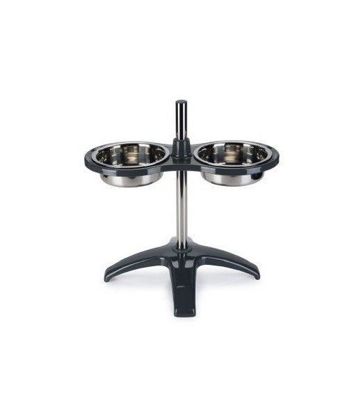 Beeztees Orino - Hondenvoerbak - Melamine - Grijs - 53x45 cm