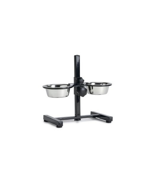Beeztees Standaard - Dinerset Hond - Zwart - 16 cm