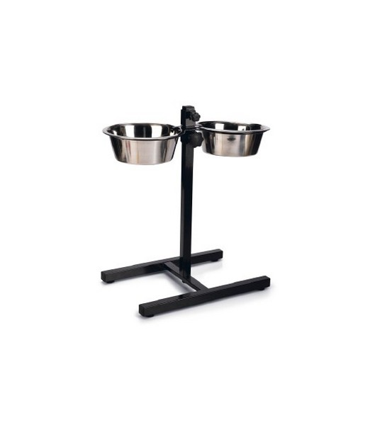 Beeztees Standaard - Dinerset Hond - Zwart - 20 cm