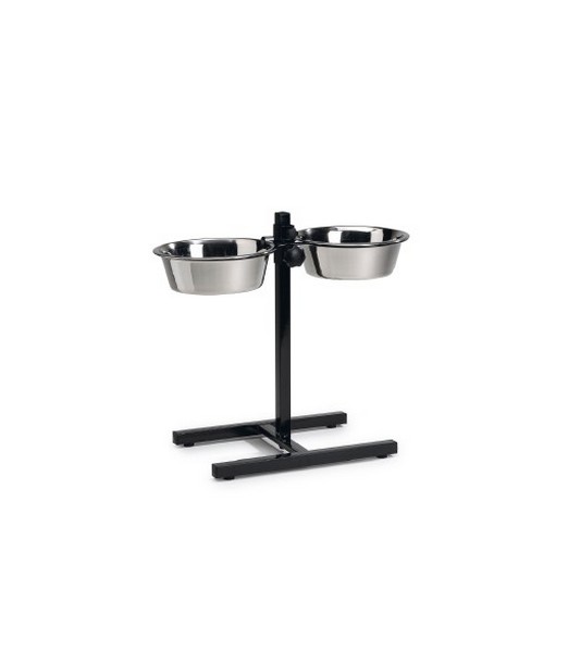Beeztees Standaard - Dinerset Hond - Zwart - 25 cm