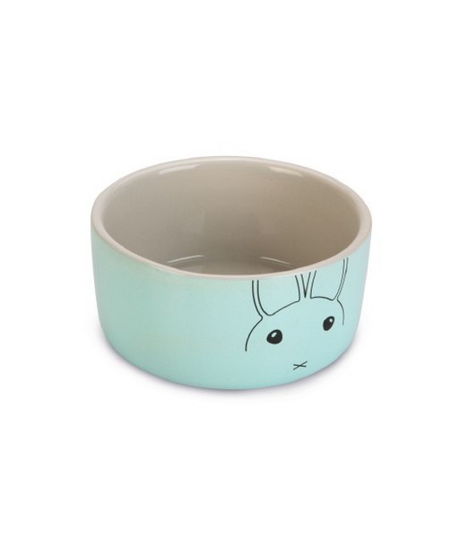 Konijnenbakje Joela Keramiek Grijs/Mint