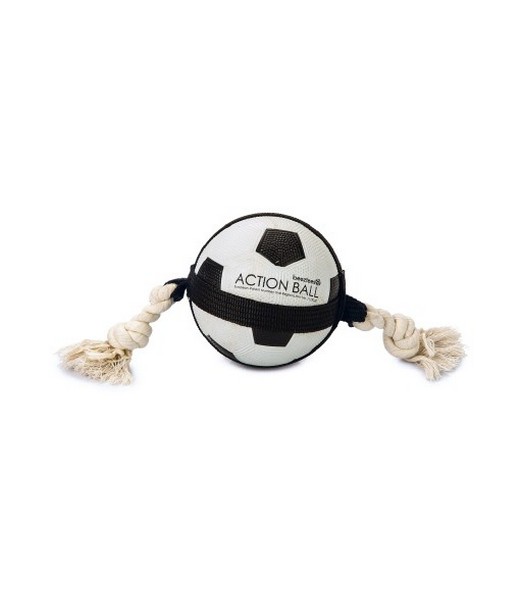 Action Voetbal Met Touw 12,5 cm