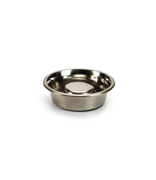 Beeztees anti schrokbak voor standaard - Hondenvoerbak - RVS - 16 cm