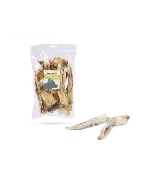 Beeztees Konijnenoren met Haar - Hondensnack - 200 gram
