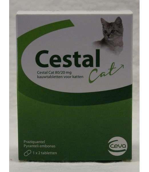 Cestal Kat Wormtabletten 2 tab