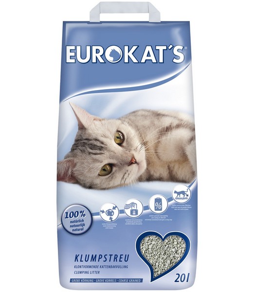 Aanbieding Kattenbakvulling Euro Kats 20 ltr