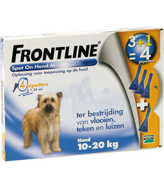 Frontline spot on dog M 4 Pipet