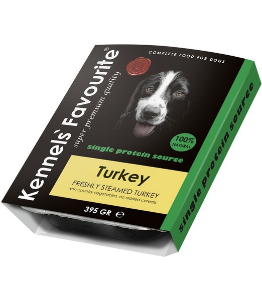 Kennels Fav. Steamed Turkey 395 gr