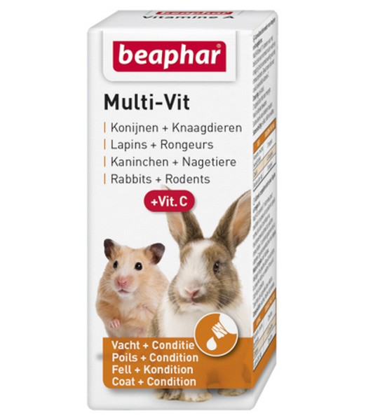 Multi-Vit Konijnen en Knaagdieren 20 ml