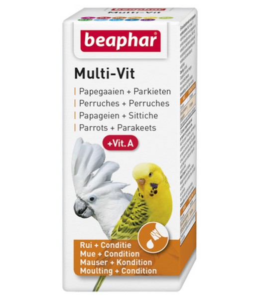 Multi-Vit Papegaaien en Parkieten 20 ml