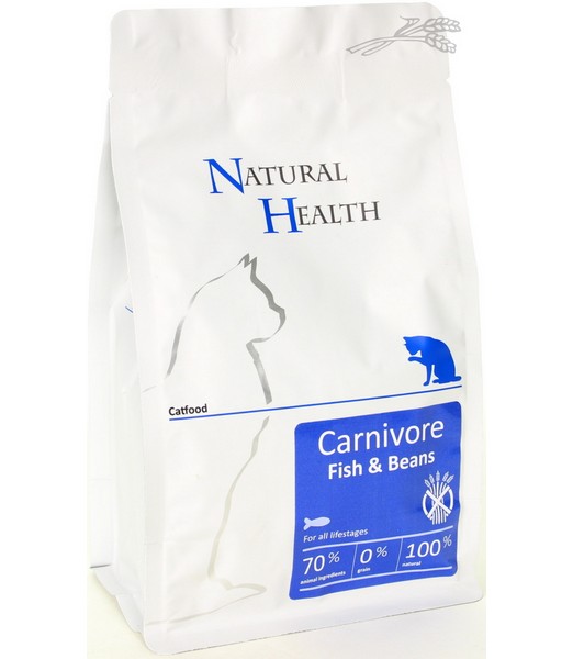 Natural Health Cat Carnivore Fish&Beans 400 gr