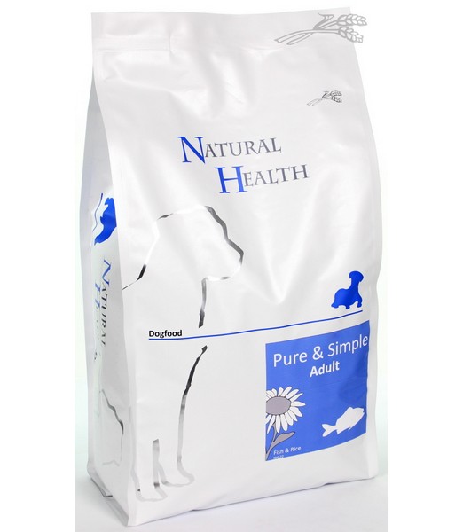 Natural Health Dog Fish & Rice 12,5 kg