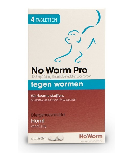 Exil No Worm Pro Hond-L 4 tab