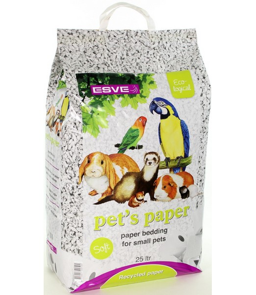 ESVE Pets Paper Bedding 25 ltr