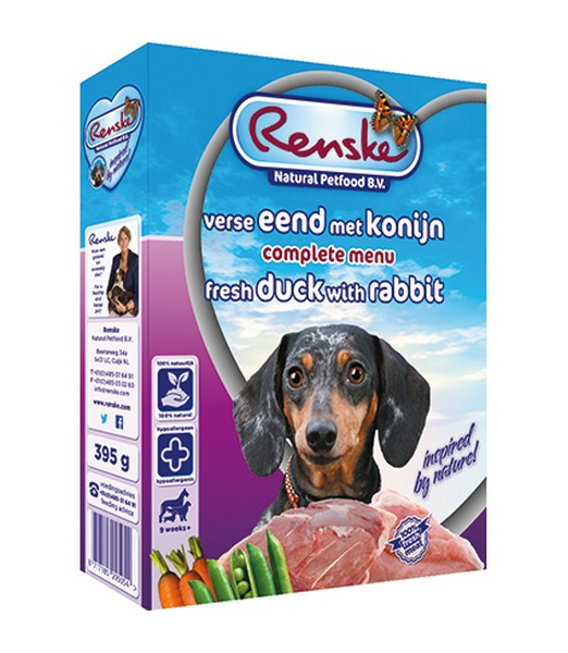 Renske Vers Eend & Konijn & Rijst 395 gr